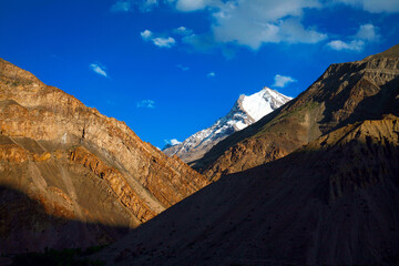 Beautiful landscape of spiti valley near Tabo town, Himachal Pradesh, India.