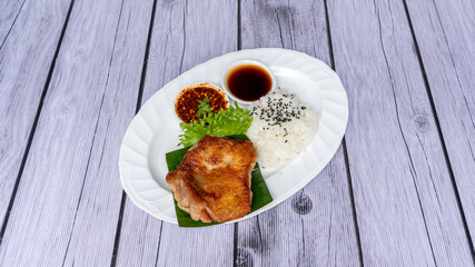 Fish, Salmon Chicken Pork Steaks