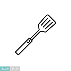 Kitchen spatula vector icon. Kitchen appliance