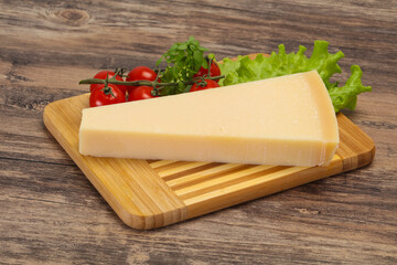 Italian traditional parmesan cheese triangle