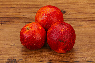 Red sweet orange over background