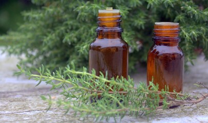 huile essentielle de thym ,aromathérapie 