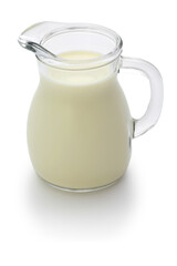 Obraz na płótnie Canvas buttermilk isolated on white background