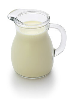 buttermilk isolated on white background