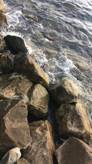 rocks on the sea