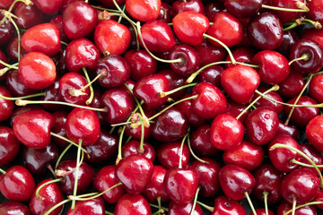 cherries, food background