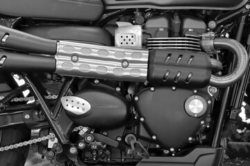 motore di motocicletta, motorcycle engine	
