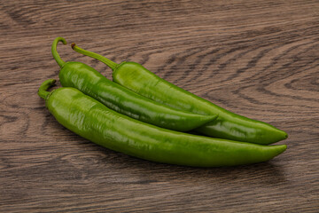 Ripe tasty spicy green pepper
