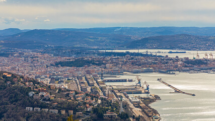 Trieste Italy Aerial