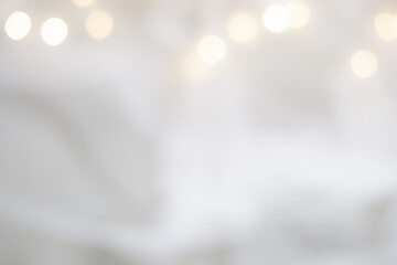 White bokeh background Christmas overlay 