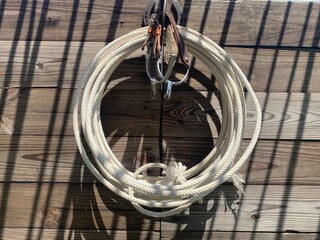 Spurs and rope