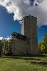 Fototapeta na wymiar Paide Castle, central Estonia. Ancient castle and cultural heritage of the knights of the Middle Ages