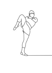 drawing line, background, playing boxing. 