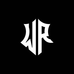 WR monogram logo with a sharp shield style