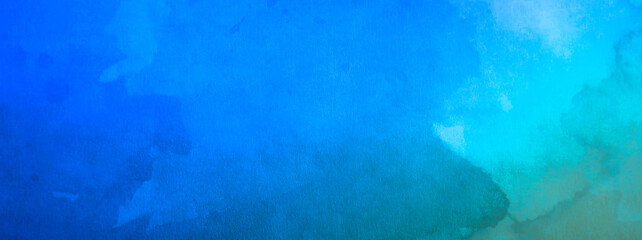 Abstract blue vintage texture. Old watercolor surface paper for banner background