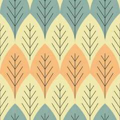 Seamless foliage pattern
