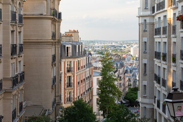 Top view of Paris from Montmartre 