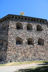 Fortress Skansen Kronan at Risåsberget in Gothenburg, Sweden