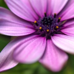 close up of a purple flower