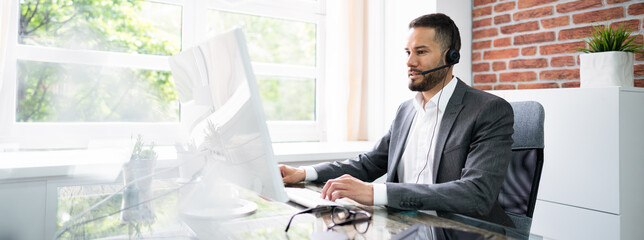 Customer Service Agent Man