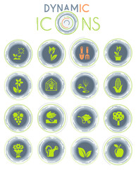 plants tools dynamic icons