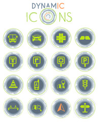 road dynamic icons