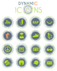 rap dynamic icons