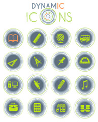 school dynamic icons