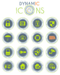 security dynamic icons