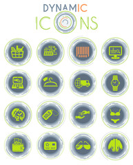 shopping and e-commerce dynamic icons