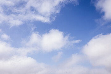 blue sky with clouds