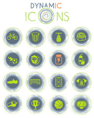 sport dynamic icons