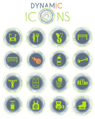 sport dynamic icons