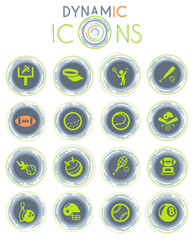 sport dynamic icons