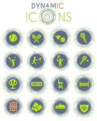 tennis dynamic icons