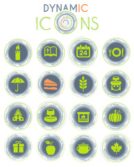 thanksgiving day dynamic icons