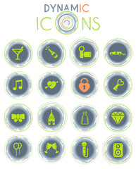 Wedding dynamic icons