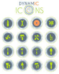 Work tools dynamic icons