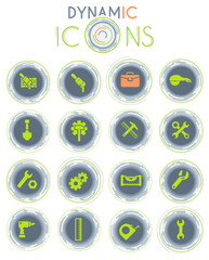 Work tools dynamic icons