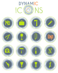 Work tools dynamic icons