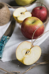 Apples on the table 