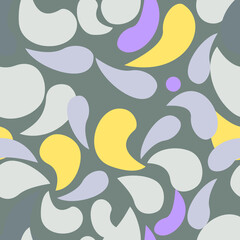 seamless pattern with colorful shapes