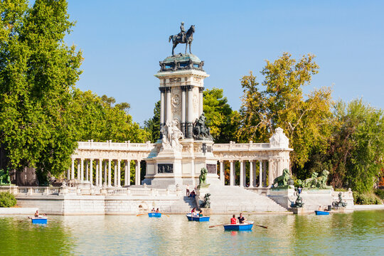 The Buen Retiro Park in Madrid, Spain