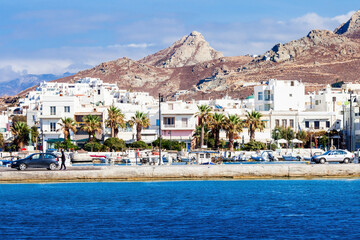Naxos island panoramic view, Greece