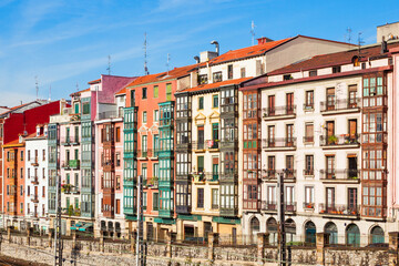 Buildings in Bilbao city centre