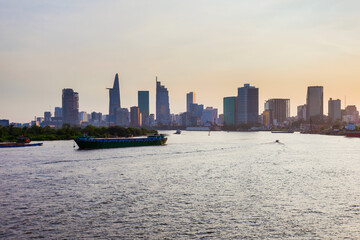 Ho Chi Minh city skyline