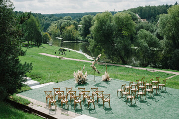 General view of the wedding ceremony