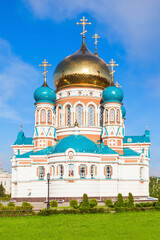 Fototapeta na wymiar The Dormition Cathedral, Omsk