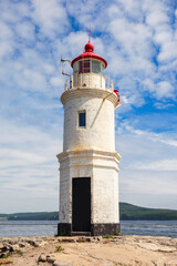 Fototapeta na wymiar Lighthouse Tokarevskiy Egersheld, Vladivostok