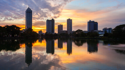 Colombo city skyline view